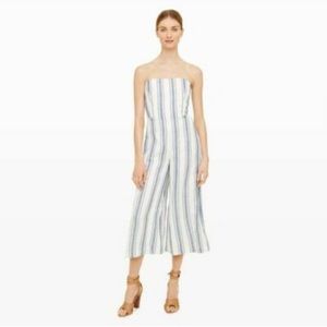 Lumiere Blue Striped Jumpsuit - S